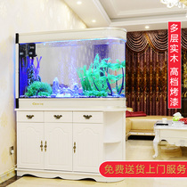 Bullet fish tank screen shoe cabinet glass ecological water-free small and medium-sized living room household aquarium 12 meters