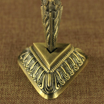 Tibetan Tantric Instruments Bronze vajra pestle base Vajra descending pestle copper-plated puba pestle base