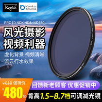 Kenko Ken High Gray Density Mirror ND3-ND450 Adjustable Reducer Scenery 49 52mm 62 77mm