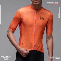 GRC Endless Riding Clothing Finda Orange Polo Dot Short Sleeve Blouse Blouse Spring Summer Fast Dry Bike Ride