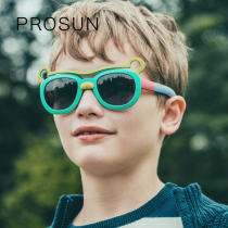 Baosheng childrens polarized sun glasses cartoon men and women baby sunglasses PK2036