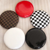 Plastic round stool panel mat color eight holes leather thickened fabric soft surface round seat surface diameter 29CM