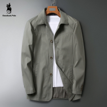 Paul Classic Handle Men Jacket Pure Cotton Fabric Fashion Fashion Clothes for Business Leisure Short Clothes