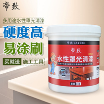 Paint Water-based transparent varnish Light oil waterproof exterior wall self-spraying real stone paint cover high-gloss wood paint