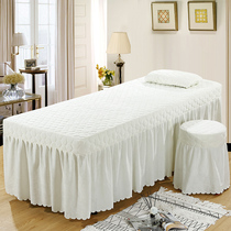 Beauty bed cover single crystal velvet European simple beauty salon SPA shampoo massage therapy massage bed set custom