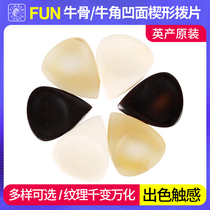 British Timber tone Kimberton bull horn guitar pick folk electric guitar bass speed plucked piece