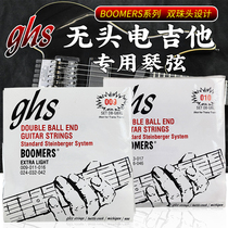 American GHS electric guitar string double bead head nickel plated DBGBL Steinberg headless guitar strings 09 10