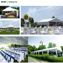 European-style car show Wedding tent Space frame tent Stage truss lighting audio p3p4 full color display rental