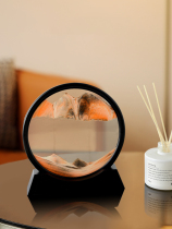 Decompression Healing Artistic Sense Hourglass Flushing Sand Painting Creative Ornaments Home Decoration Living Room Office Birthday Gift