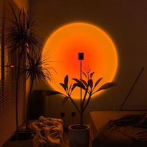 Sunset lamp Projection atmosphere lamp Bedroom floor lamp Italian designer mandalak net red sunset sunset lamp