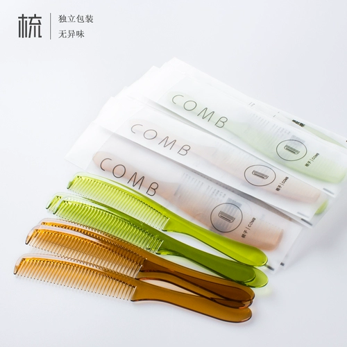 100 комплектов отелей, отелей, гостевая комната в семье посвященной домашней гостеприимство высокое одно одноразовое расческа, расческа для вымывающих поставки головы