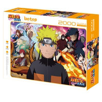 botop Puzzle Fire Ninja 1000 Cartoon IP Imported Black Card Puzzle Fun Toy Gift