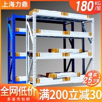  Shelf storage Household storage rack Multi-layer warehouse shelf Multi-function display rack Cargo storage iron shelf