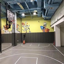 Custom Basket Ball Gallery Kindergarten Early Education Center Taekwondo Pillar Wall wall Tatami Background Anti-collision Soft Bab