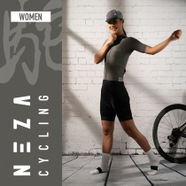 NEZA Humppure Heater Women in spring and summer Ctrip with comfortable mid-thick short sleeve riding for bike