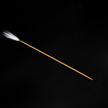 Bamboo handle White crane hair stick ear digging ear brush Professional ear picking tools Ear beating single ear cleaning tools