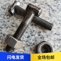 Fastener screw female M12 T-wire fastener bolt nut T-shaped round head steel pipe Rod scaffold accessories