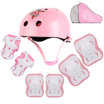Roller skating helmet protector bag set Xiongfeng A3 helmet children riding summer light breathable electric car helmet