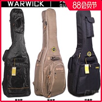 Warwick Grip thickened electric guitar bass bass Folk acoustic guitar bag Luxury piano bag Upgraded waterproof