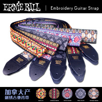 ERNIE BALL Knitted Embroidered Retro Folk Acoustic Guitar Electric Guitar Bass Universal Strap Made in Canada