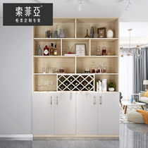 Custom gold Sophia dining side cabinet Modern simple custom cabinet Living room wall household economical wine cabinet