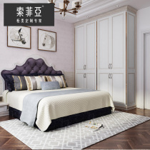 Custom gold Sofia overall custom wardrobe Push Ramen Modern minimalist furniture set to be economical cloakroom