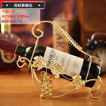 Home Personality Home Jewelry Wine Cabinet Decorations European Style Red Wine Rack Crafts Creative Luxury