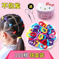 Children do not hurt hair gel ring tie hair rubber band Korean version seamless head rope High elastic hair ring little girl headdress