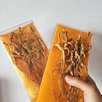 Changbai Mountain ginseng Wild mountain ginseng forest Wild sowing seeds Raw dried ginseng 20 years new products on the market