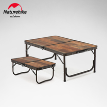 Naturehike Handle Outdoor Folding Table Portable Aluminum Alloy Picnic BBQ Small Table Simple Square Table