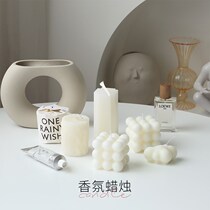 ins Nordic style egg-shaped home furnishings scented candles with hand gifts photography props soft-fitting homestay Joker romantic