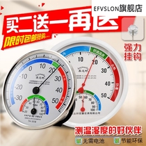  E Temperature and hygrometer TH101B household indoor thermometer hygrometer thermometer imported movement