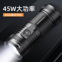 Shenhuo official flagship strong light flashlight charging super bright long-range M6 high power outdoor led Searchlight