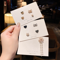 Anti-light buckle small brooch female high-end cute Japanese pin fixed clothes neckline exquisite small artifact mini