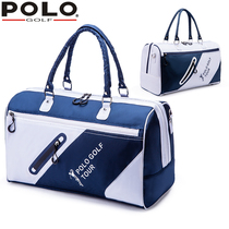  POLO GOLF golf clothing bag mens and womens sports and leisure travel double-layer one-shoulder clothing bag shoe bag
