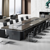Conference table long table conference room table and chair combination long table simple modern large-scale training negotiation table office furniture