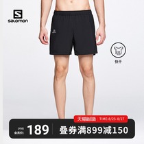  Salomon Salomon mens sports shorts summer new outdoor quick-drying running pants AGILE 5 SHORT