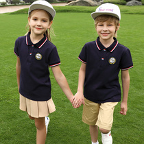 Summer junior high school students primary school uniforms class uniforms children boys and girls kindergarten uniforms summer clothes