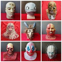 Horror mask Halloween Zombie party biochemical dress up props Demon zombie alien funny tricky headgear