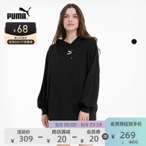 PUMA PUMA OFFICIAL NEW WOMENS LOOSE HOODED CASUAL SWEATER OVERSIZED 532283