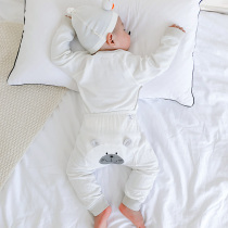 Baby Pants Spring Autumn Baby Beat Bottom Pants Outside Wearing Large Pp Pants Korean Version Foreign Air Pure Cotton Loose Big Fart Pants Spring Clothes