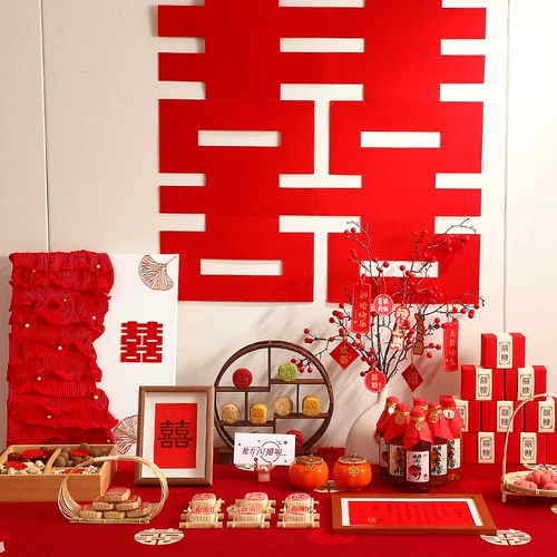 Банкет -банкет маленькие орнаментные объекты и поставки настройки Daquan Полный набор декоративные десертные десертные наборы настольных десертов.