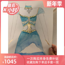 Figure skating rhythmic gymnastics performance clothes children adult training clothes children rhythmic gymnastics skating skating skirt sports dress 94