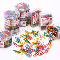 Color paper clip bookmark creative cute candy color student office supplies Small safety pin Fixed clothes paper clip paper clip