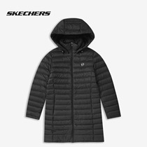 Skechers Scheckie 2020 Winter new mens long style thickened warm-to-cap down jacket