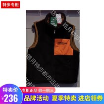 XTEP mens stand-up collar vest 2020 winter new sports and leisure warm mens vest 980429 270025