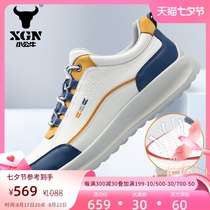 XGN Small Bull Bull Outdoor Casual Shoes Mens Head Layer Cow Leather Genuine Leather Breathable Shock Absorbing Soft Bottom Sports Leisure Travel shoes