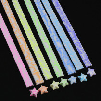 Microluminated Stars Paper Suit Lucky Stars Origami may Starwish Bottle Stars Bottle Green Handmade materials