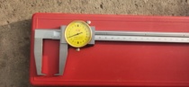  Constant outer groove caliper with meter 0-150 200mm0 02 Outer groove caliper flat head outer diameter vernier caliper