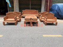 Vietnam mahogany furniture Myanmar flower pear semi-finished sofa Ming sofa ten sets of selection materials customization
